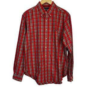 Ralph Lauren Classic Fit button down shirt red multi - L